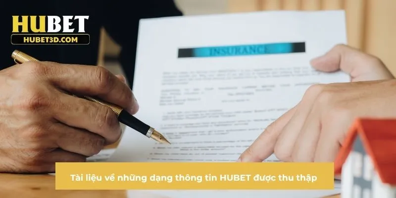 Tài liệu về những dạng thông tin HUBET được thu thập