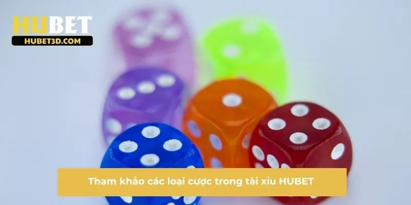 Tham khảo các loại cược trong tài xỉu HUBET