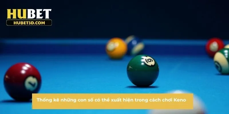 Thống kê những con số có thể xuất hiện trong cách chơi Keno 
